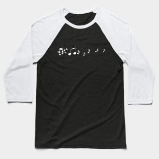Note-perfect Style - Music Notes Baseball T-Shirt